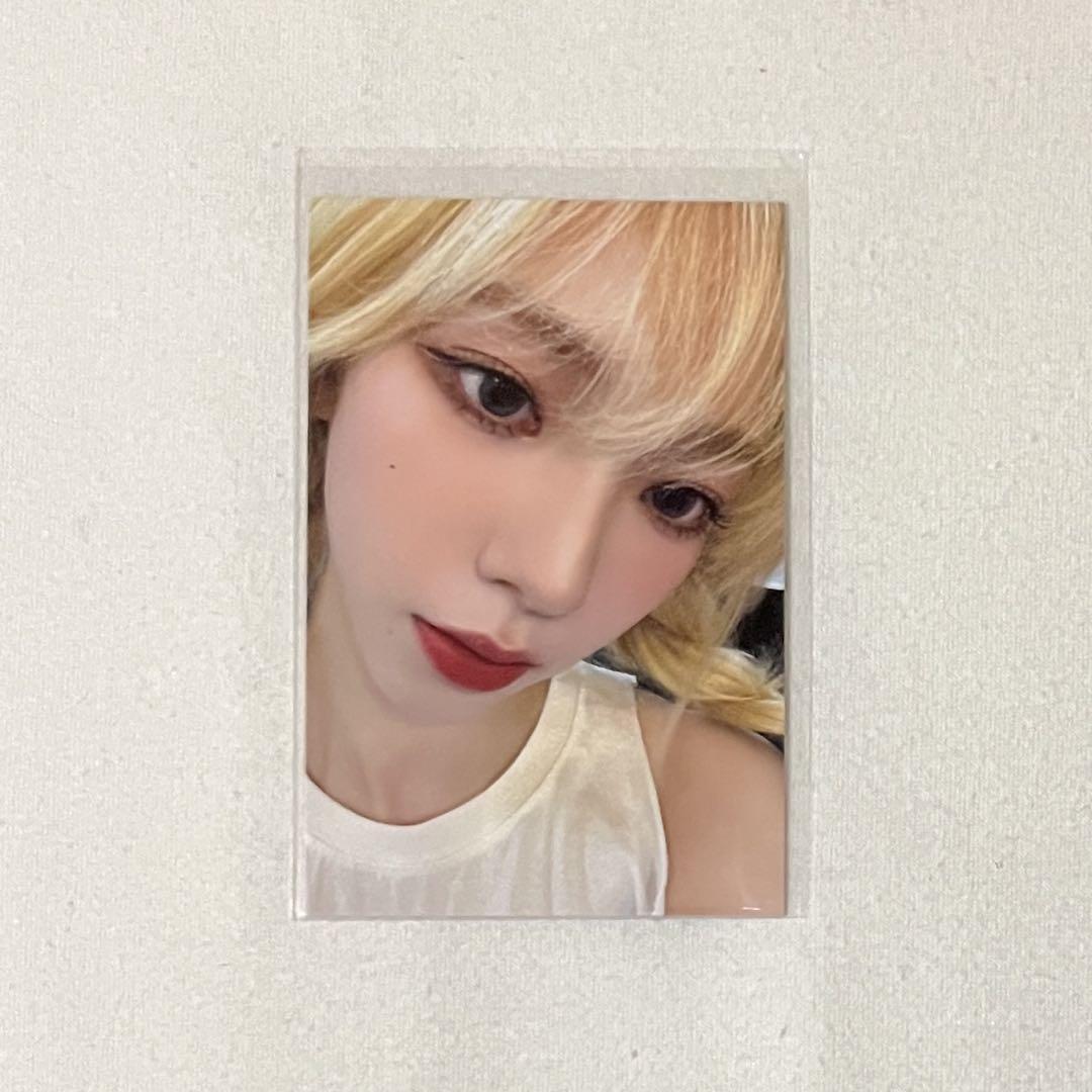 aespa カリナ 直筆サインチェキ MY WORLD ワーナーミュージック aespa MY WORLD Warner music JAPAN POB official photocard VER A B C