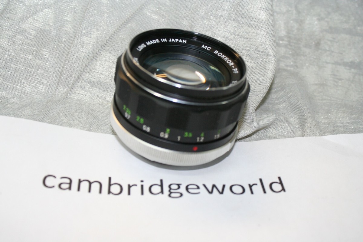 MINOLTA ROKKOR PF 58mm F1.4 PRIME FULL FRAME AUTO Lens METAL