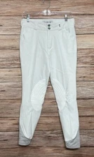 Tredstep Symphony Verde Men's Knee Patch Breeches 30 Regular - WHITE