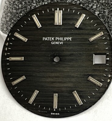 Patek Philippe Vintage Nautilus 3700 Steel Watch Gray Tropical