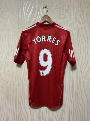 LIVERPOOL 2010 2012 HOME SHIRT JERSEY ADIDAS P96763 sz S MEN #9