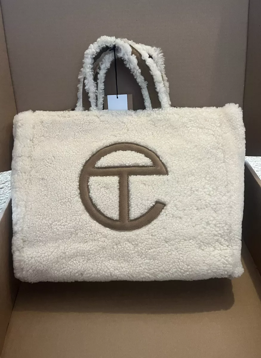 Telfar x UGG Reverse Shopping Bag Medium Natural