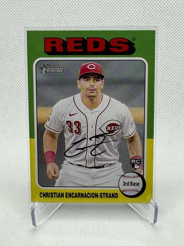 2024 Topps Heritage #182 Christian Encarnacion-Strand | Baseball Card