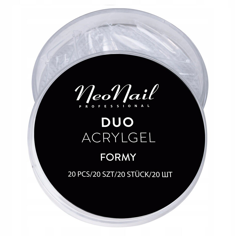 NeoNail Tips Duo AcrylGel Various Sizes 20 pcs Manicure False Nails
