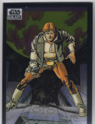 2022 Topps Chrome Star Wars Galaxy #22 The Smuggler, Han Solo - NM