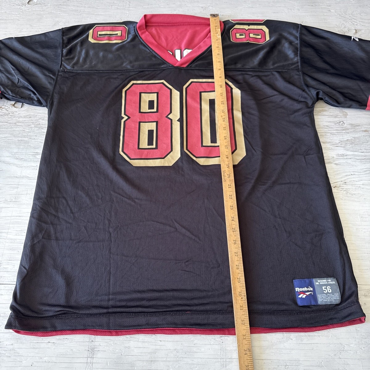 Vintage Reebok NFL San Francisco SF 49ers Jerry Rice #80