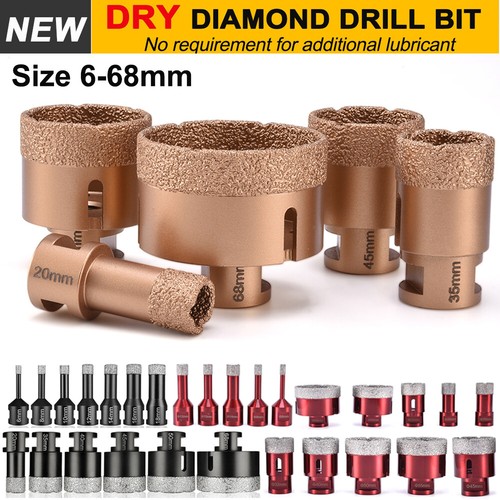 668mm Dry Diamond Drill Bits For Porcelain Granite Tile Glass Ceramics