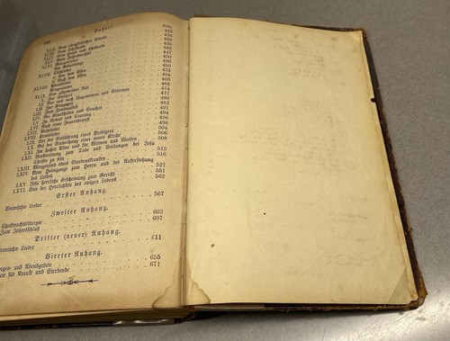 Antique 1905 Christian Song Book ~ In German - Picture 12 of 14