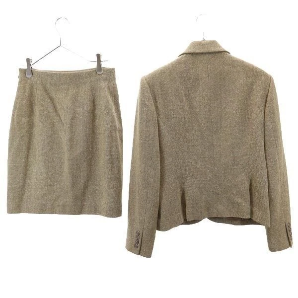 Ralph Lauren Colección Etiqueta Púrpura 2 Piezas Traje Chaqueta Falda Lana Talla 9 Italia Foto 2 de 4