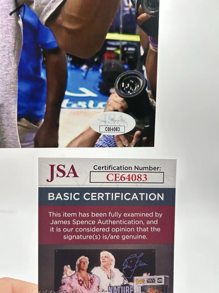 Shai Gilgeous Alexander Signed 8x10 Photo 2025 NBA Finals MVP JSA COA - Image 3 of 3