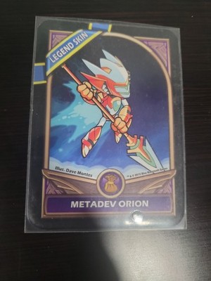 Brawlhalla - Metadev Orion Legend Skin Code Card 2015 MomoCon