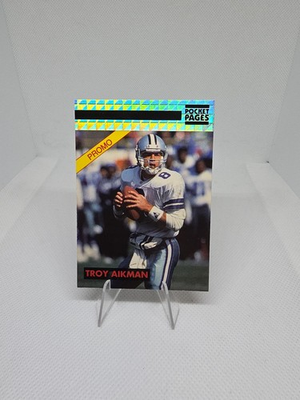 #ad 1994 Pocket Pages Cards Troy Aikman Sample Card #59 $2.99