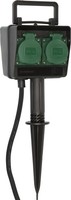 Brennenstuhl 1154440 Gartensteckdose Erdspiess 4-Fach 1,4M Kabel H07RN-F3G1,5