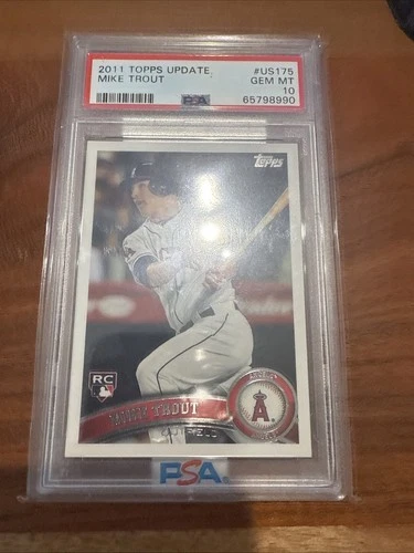2011 Topps Update Series Mike Trout #US175 PSA 10 🔥