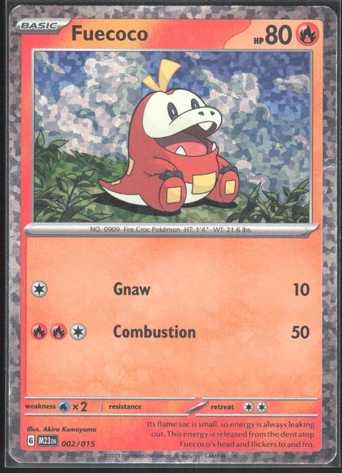 Fuecoco 002 McDonald's Collection 2023 - Holo Pokemon LP (Promo)