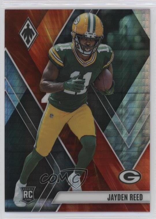 2023 Panini Phoenix Rookies Fire Burst 158/340 Jayden Reed #111 11yh