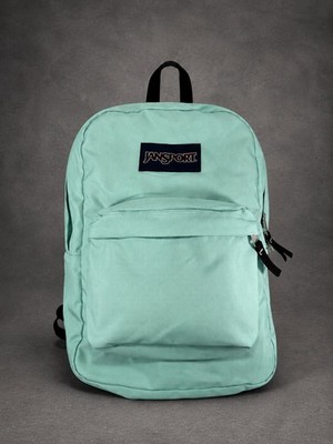 JanSport SuperBreak Plus Backpack Magic Mint 26L Laptop School Travel Daypack