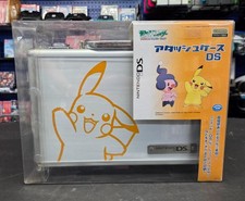 Funda Pokemon Pikachu Attache - Plateada para Nintendo DS Original/Japón ¡Muy Buena!