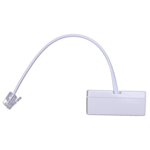 RJ11 Plug to Dual UK BT Telephone Socket Convertor D5E16547 - Photo 3/8
