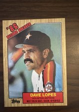 1987 Topps - Record Breaker Davey Lopes #4