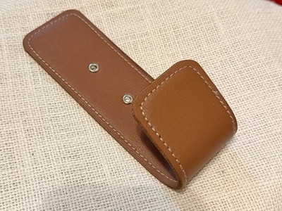 Brown Faux Leather Wall Hook Modern Matte Finish Wall Mounted Traditional Style