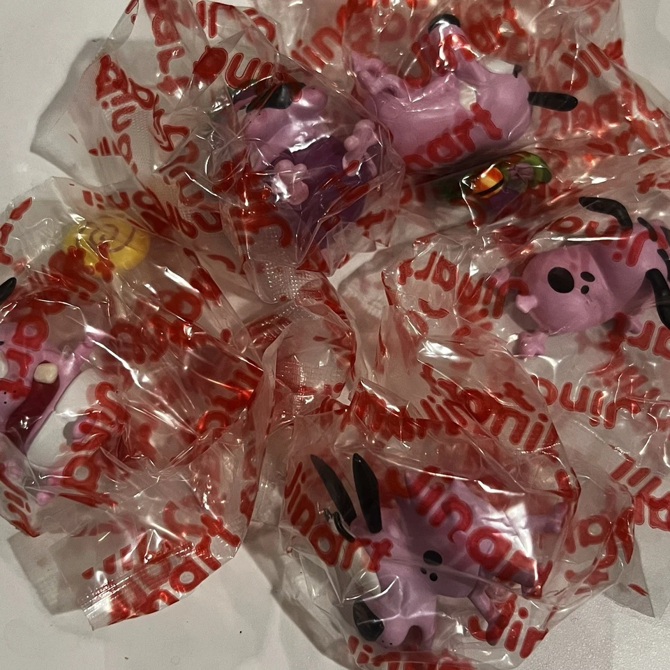 Lote de 6 figuras de juguete selladas Courage the Cobarde Dog Cartoon Network Foto 2 de 2