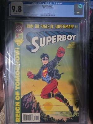 Superboy #1 (DC Comics February 1994), CGC 9.8 Near Mint / MINT