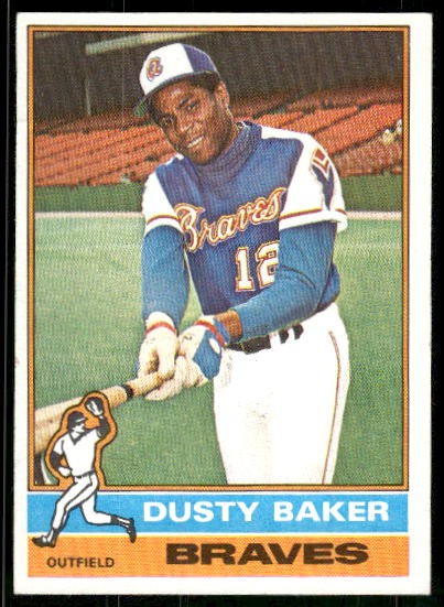 1976 Topps Dusty Baker #28 Atlanta Braves