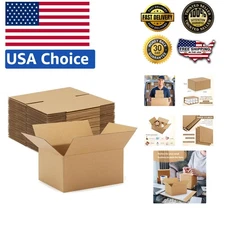 Versatile Cardboard Shipping Boxes - 30 Count, 8x6x4 for Small Businesses