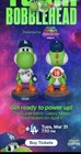 New SGA 2026 Yoshi Dodgers Super Mario Nintendo Movie Bobblehead 3/31/26