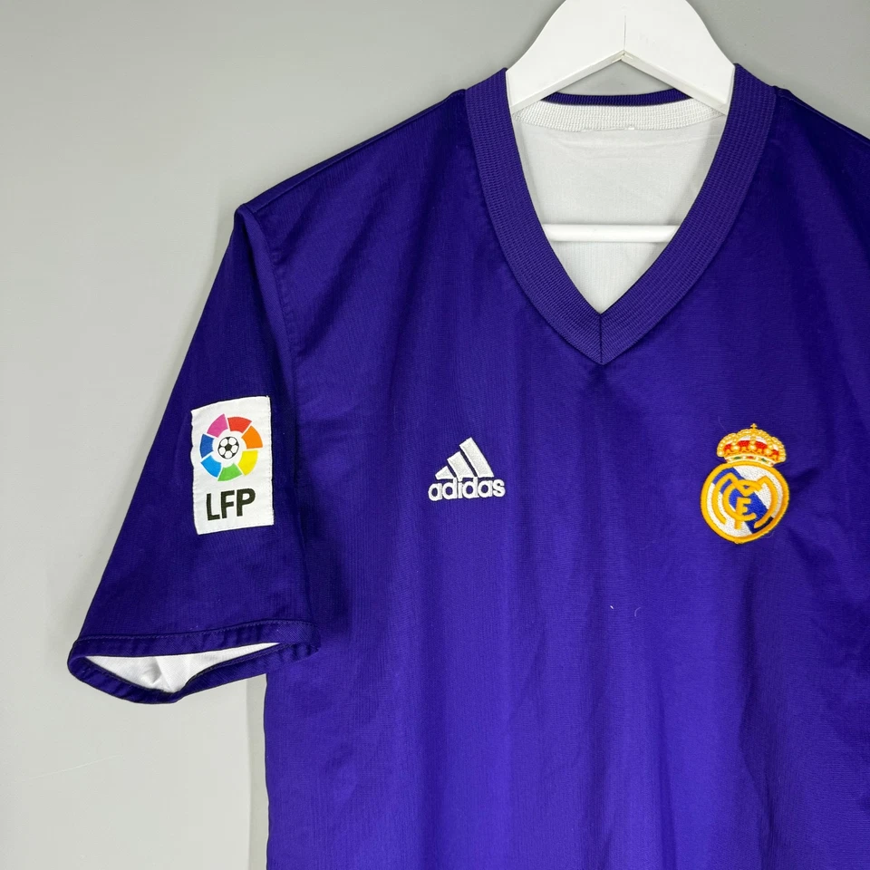 НАСТОЯЩАЯ ФУТБОЛКА МАДРИД 2002 2003 ТРЕТЬЯ ФУТБОЛКА СТОЛЕТИЕ ДВУСТОРОННЯЯ 156649 NO11 РОНАЛДО - Изображение 4 из 4