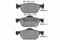 1 X Bremsbelagsatz BremsbeläGe Textar 2479601 FüR Honda