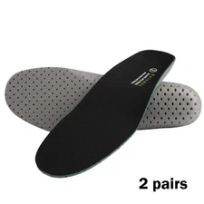 Knixmax 2 Pairs Men's and Women's Sneaker Insoles Comfortable Breathable Insoles