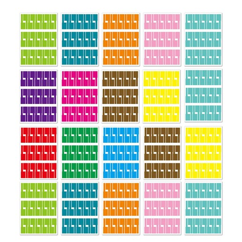 20 Sheets Kabeletikettaufkleber Kabelkennzeichnung Tags Für Kabelmanagement - 第 1/11 張圖片