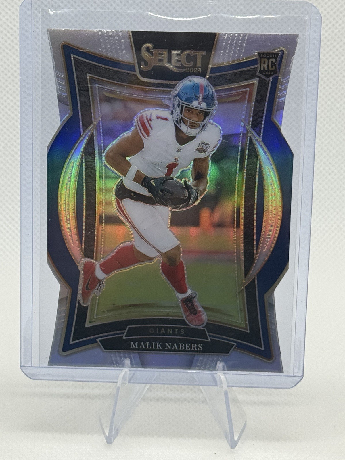 2024 Panini Select - Concourse Malik Nabers #29 Silver Prizm (RC)