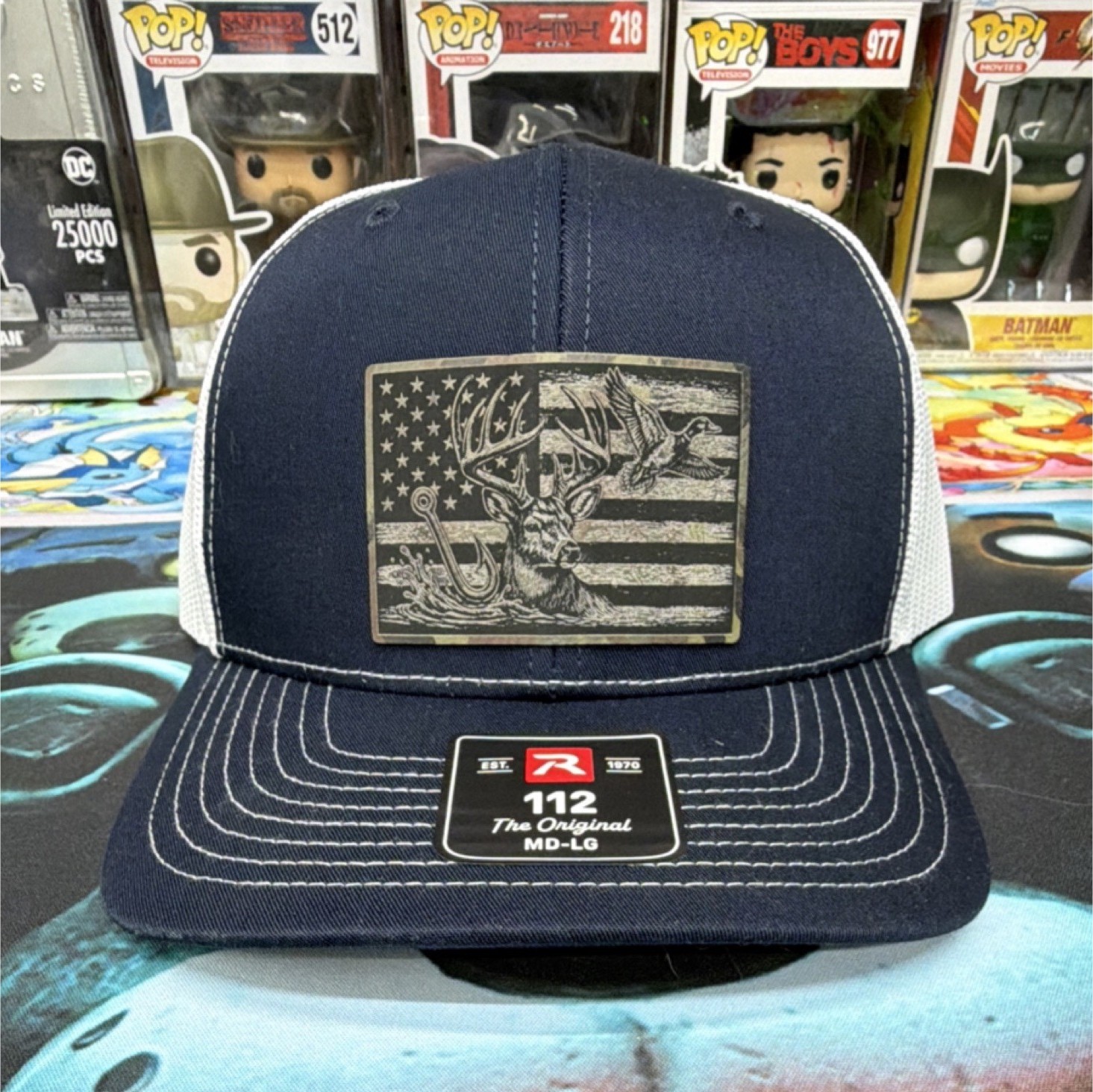 Custom Made Richardson Mesh Back Adjustable Trucker Hat MD-LG