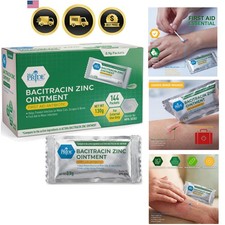 Bacitracin Zinc Ointment, Antibiotic Cream for Wounds, Burns, Cuts, 144 Trave...