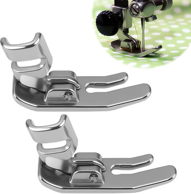 Low Shank Straight Stitch Presser Foot 10mm - 2 Pcs for Sewing Machines