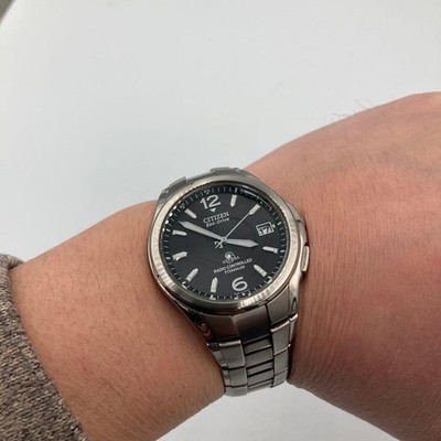CITIZEN H410-T003788 ATTESA アテッサ Citizen Attesa H410 T003788 Watch Solar Atomic Timepiece Titanium