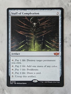 Staff of Compleation | MTG TDC | Artifact Mana Proliferate EDH Mythic | NM