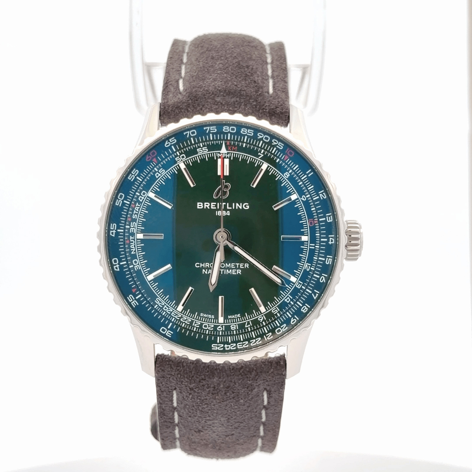 Breitling Navitimer 41 A117329 w/ Metal+Fabric