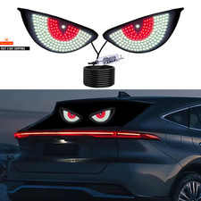 Luce USB Dynamic Devil Eyes Parabrezza Auto Dinamico LED Matrice Pannello Schermo Luce