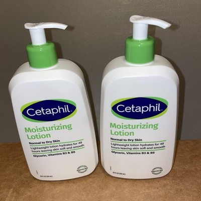 2x Cetaphil Moisturizing Lotion 20 fl oz Each Lightweight Hydration All Skin