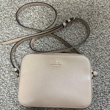 COACH Beige Leather Shoulder Bag