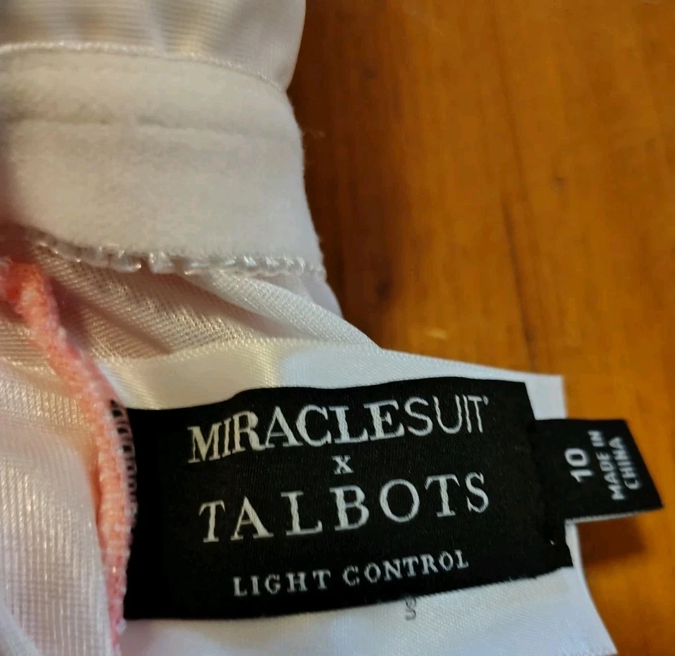 Купальник Miraclesuit x Talbots топ танкини только размер 10 с контролем света розовый - Изображение 2 из 4