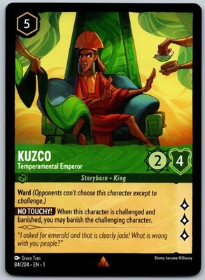 Kuzco - Temperamental Emperor Rare The First Chapter 84/204 NM