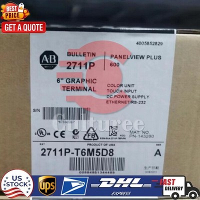 NEW Factory Sealed Allen-Bradley 2711P-T6M5D8 PANELVIEW PLUS 600  US Free Tax