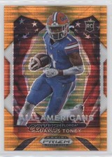 2021 Prizm Draft Picks All-American Orange Pulsar 21/49 Kadarius Toney #195 0vd6