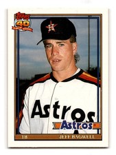 Jeff Bagwell RC Rookie 1991 Topps Traded #4T Houston Astros Mint