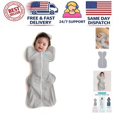 Gray Swaddle UP Sleep Sack, Snug Fit for Babies 8-13 lbs - Love to Dream